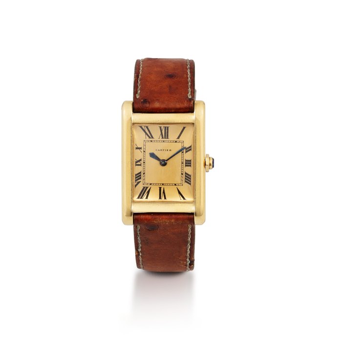Cartier Montre bracelet en or jaune |  Yellow gold wristwatch    Vers 1950 |  Circa 1950