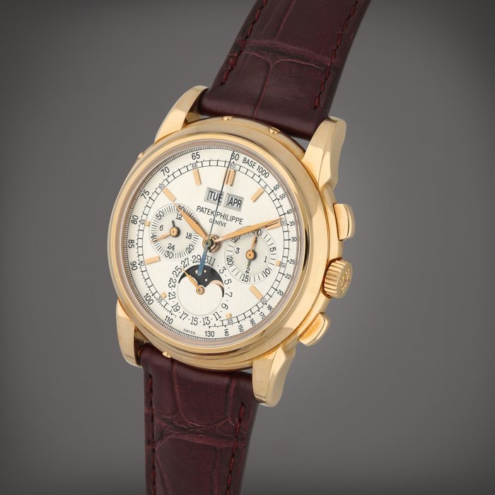 Patek Philippe Reference 5970R-001 | A pink gold perpetual calendar chronograph wristwatch with moon phases, 24 hour and leap year indication | Circa 2006 · 5970R-001