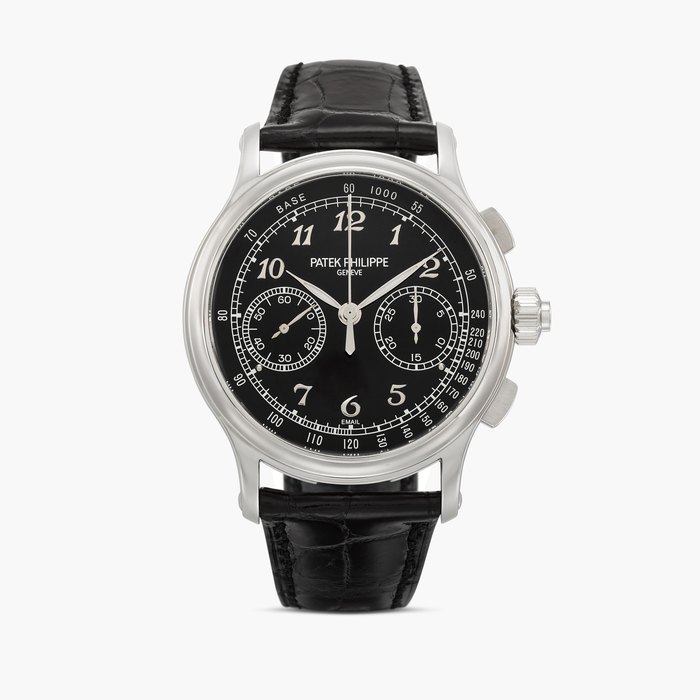 Patek Philippe Reference 5370P-001 | A platinum split-seconds chronograph wristwatch | Circa 2021 · 5370P-001