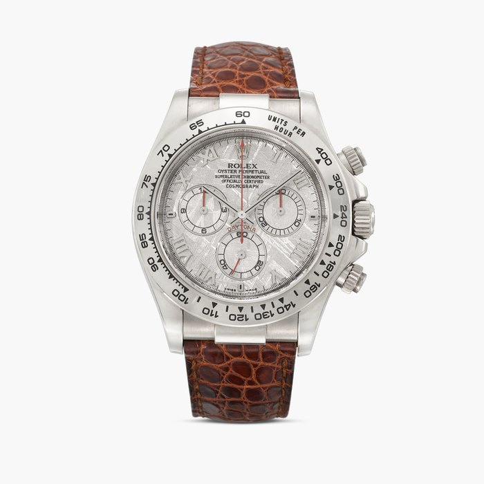 Rolex Daytona, Reference 116519 | A white gold and meteorite dial chronograph wristwatch | Circa 2003 · 116519