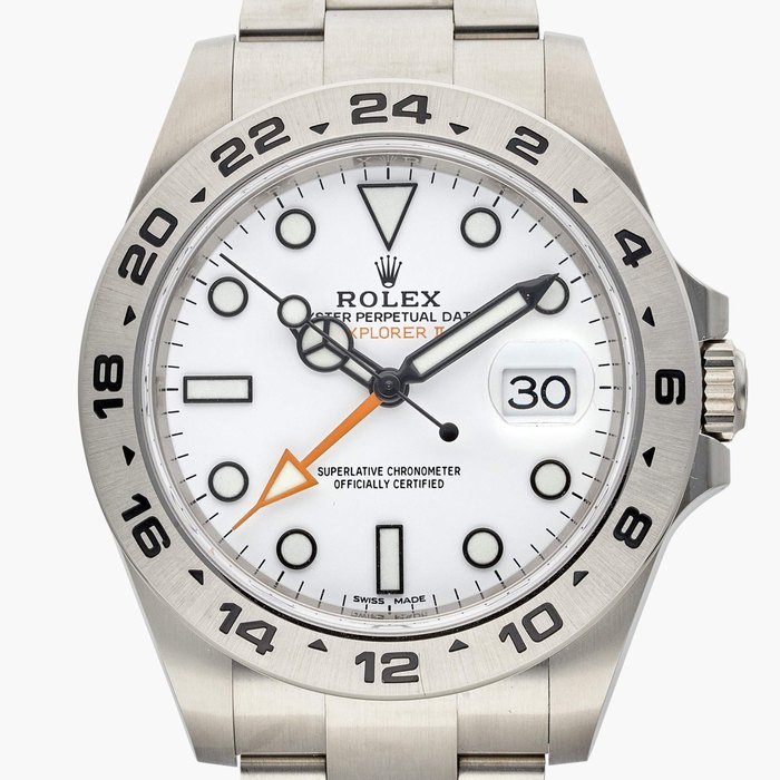 Rolex Reference 216570 Explorer II | A stainless steel automatic dual time watch with bracelet, Circa 2020 · 216570