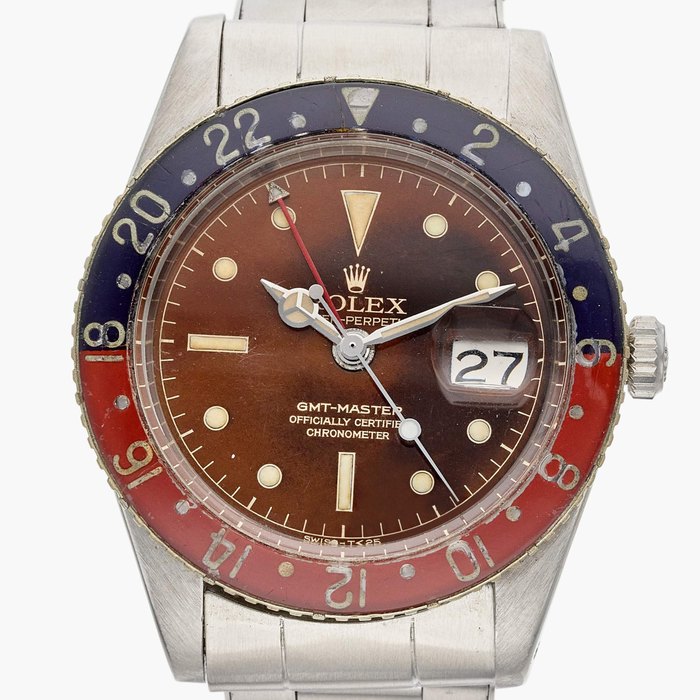Rolex Reference 6542 GMT-Master | A stainless steel automatic dual-time wristwatch with date and bracelet, Circa 1958