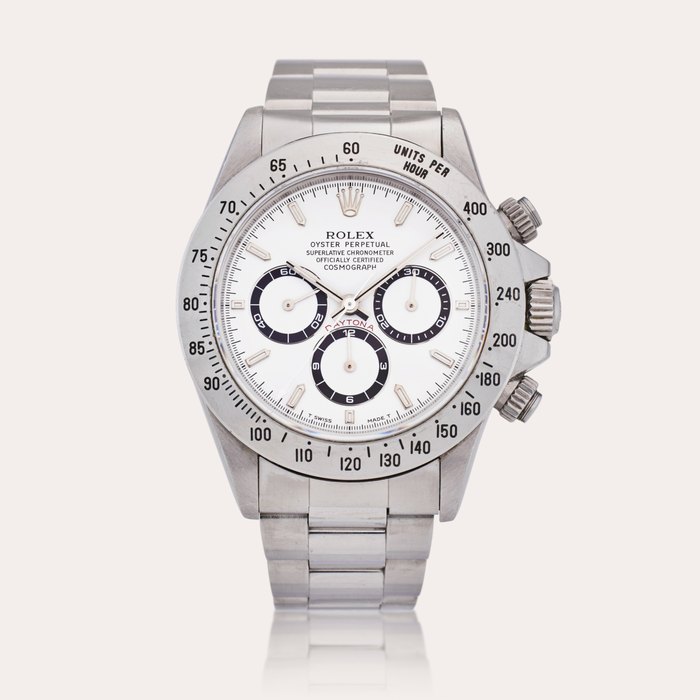 Rolex Reference 16520 'Zenith' Daytona | A stainless steel automatic chronograph wristwatch with bracelet, Circa 1995, Price & Market Data