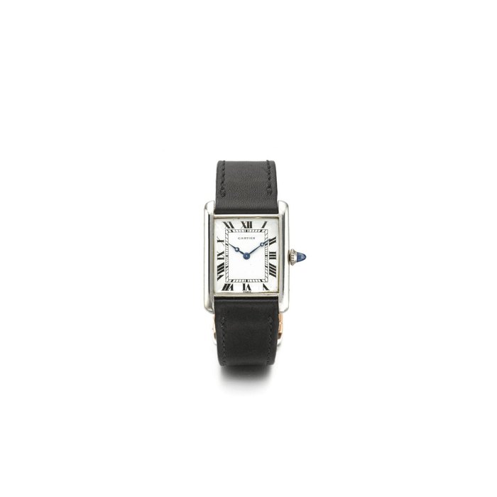 Cartier Tank Louis | A platinum wristwatch, Circa 1925