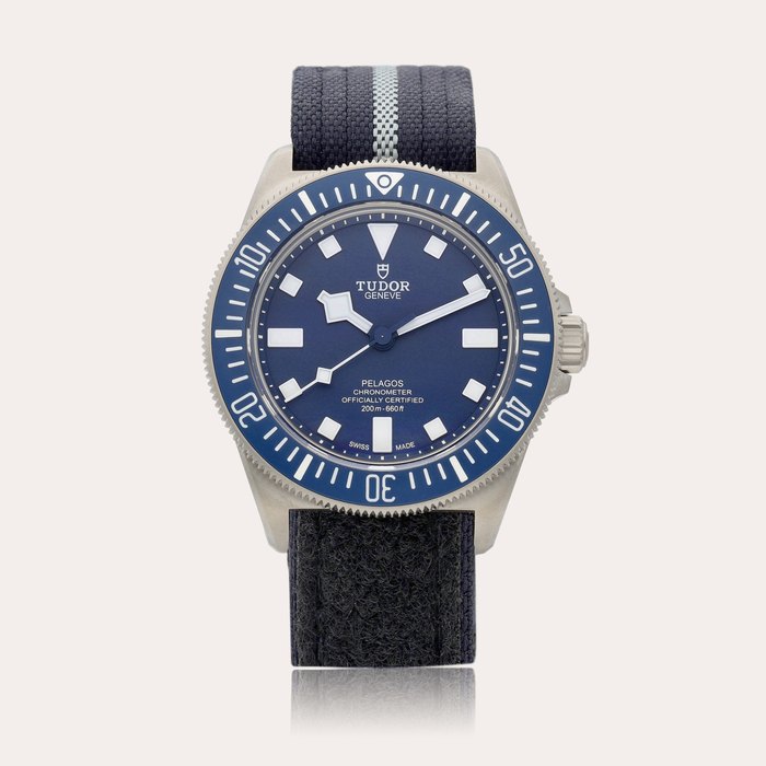 Tudor Pelagos 'Marine Nationale', Reference 25707B/22 | A titanium wristwatch, Circa 2022 | 帝舵 | Pelagos 'Marine Nationale' 型號25707B/22 | 鈦金屬腕錶，約2022年製 · 25707B/22