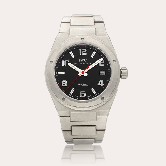 IWC Ingenieur, Reference IW322702 | A titanium wristwatch with date, Circa 2009 |  萬國 |  Ingenieur 型號IW322702 | 鈦金屬腕錶，備日期顯示，約2009年製 · IW322702