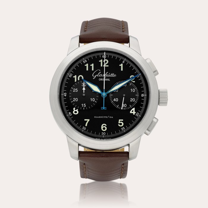 Glashütte Original Senator Navigator Chronograph, Reference 39-34-17-17-04 | A stainless steel chronograph wristwatch, Circa 2008 | 格拉蘇蒂 | Senator Navigator Chronograph 型號39-34-17-17-04 | 精鋼計時腕錶，約2008年製 · 39-34-17-17-04