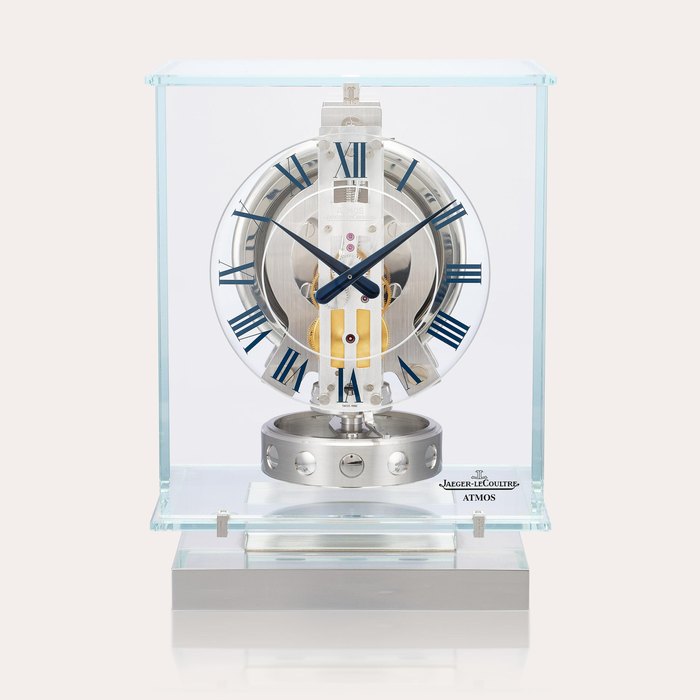 Jaeger-LeCoultre Atmos Classique Transparente, Reference Q5135201 | A rhodium-plated brass atmos clock, Circa 2007 | 積家 | Atmos Classique Transparente 型號Q5135201 | 銅鍍銠空氣鐘，約2007年製 · Q5135201