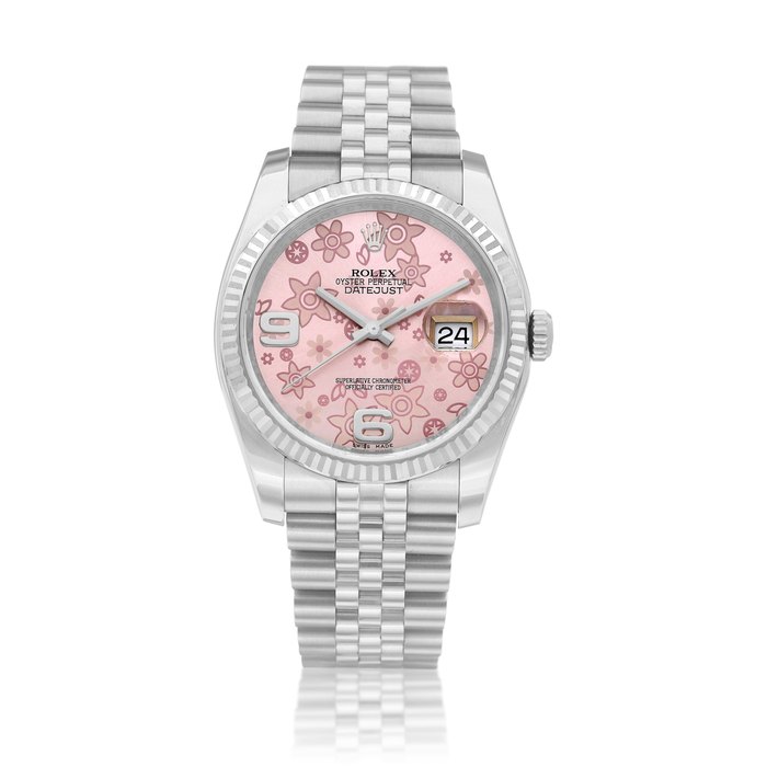 Rolex DateJust, Reference 116234 | A stainless steel wristwatch with date, white gold bezel and bracelet, Circa 2013 | 勞力士 | DateJust 型號116234 | 精鋼鏈帶腕錶，備日期顯示及白金錶圈，約2013年製
