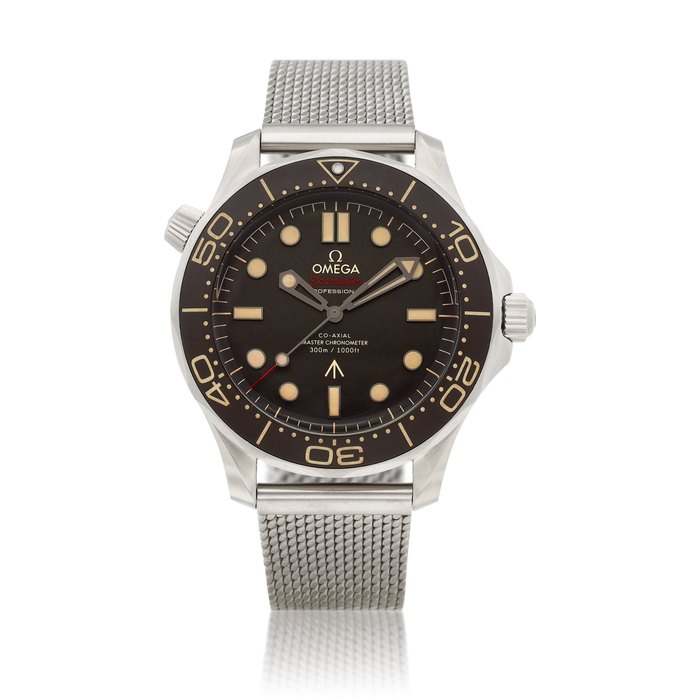 Omega Seamaster Diver 300m "007 Edition", Reference 210.90.42.20.01.001 | A limited edition titanium wristwatch with bracelet, Circa 2020 | 歐米茄 | 海馬系列 潛水300米 "007 Edition" 型號210.90.42.20.01.001 | 限量版鈦金屬鏈帶腕錶，約2020年製