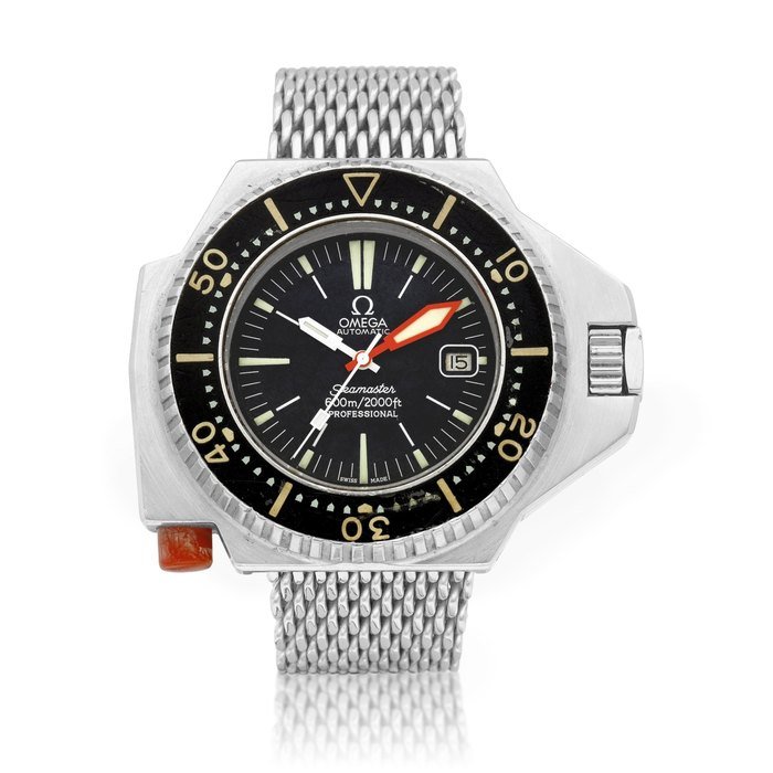 Omega Seamaster "Ploprof" | A stainless steel wristwatch with date and bracelet, Circa 1970 | 歐米茄 | 海馬系列 "Ploprof" | 精鋼鏈帶腕錶，備日期顯示，約1970年製