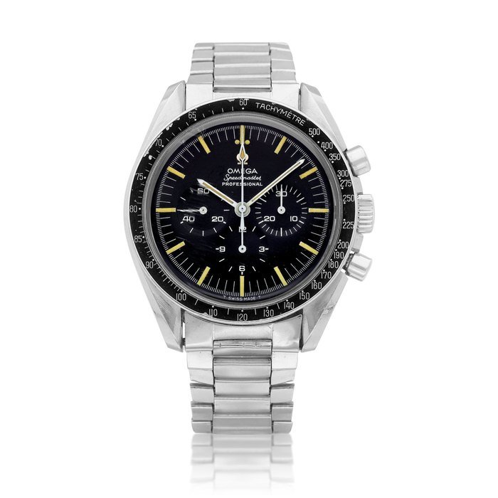 Omega Speedmaster Professional, Reference 145.012 | A stainless steel chronograph wristwatch with bracelet, Circa 1968 | 歐米茄 超霸系列 | Professional 型號145.012 | 精鋼計時鏈帶腕錶，約1968年製 · 145.012