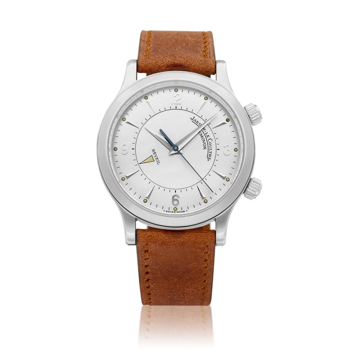 Jaeger-LeCoultre Master Memovox, Reference 144.8.94  |   A stainless steel wristwatch with alarm, Circa 1996  |   積家  |  Master Memovox 型號144.8.94  |  精鋼腕錶，備鬧鈴裝置，約1996年製 · 144.8.94