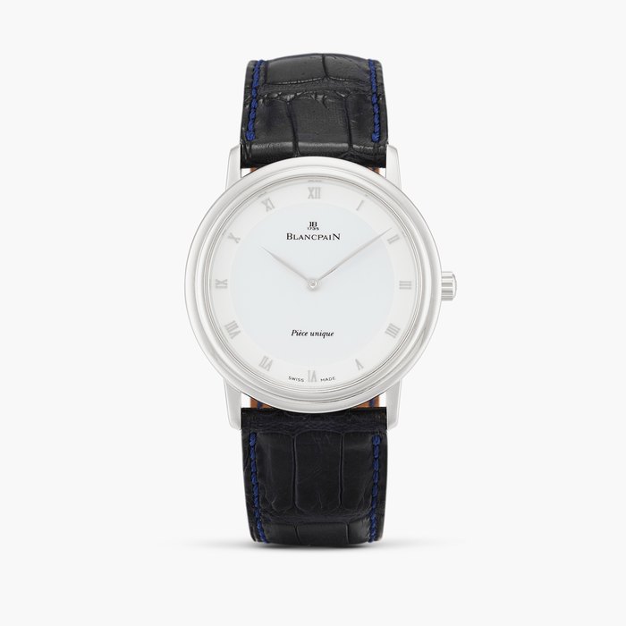 Blancpain A unique platinum minute repeating wristwatch with erotic automata, Circa 1995