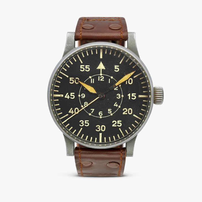 Wempe Reference 127-560A1 | An oversized stainless steel aviator's wristwatch, Circa 1942 · 127-560A1