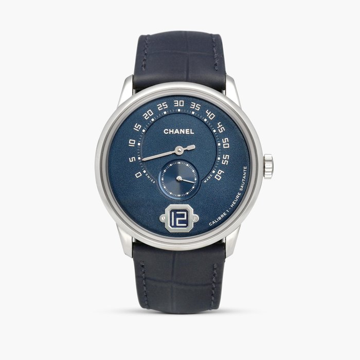 Chanel Monsieur de Chanel, Reference H6432 | A limited edition white gold jumping hour wristwatch with retrograde minutes, Circa 2018 · H6432