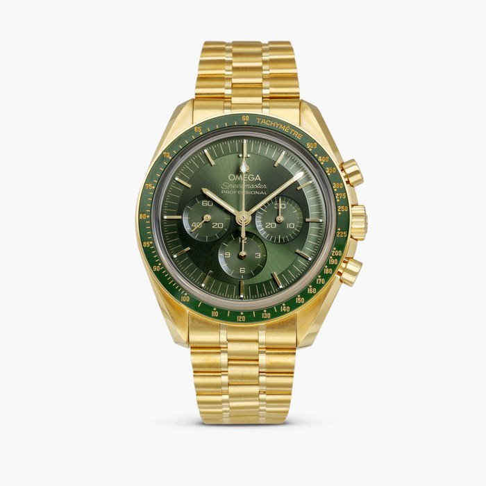 Omega Speedmaster Professional Moonwatch, Reference 310.60.42.50.10.001 | A Moonshine™ gold chronograph wristwatch with bracelet, Circa 2023