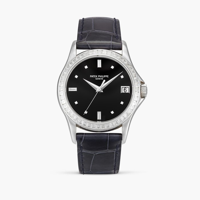 Patek Philippe Calatrava, Reference 5118 | A platinum and diamond-set wristwatch with date, Circa 2006 · 5118