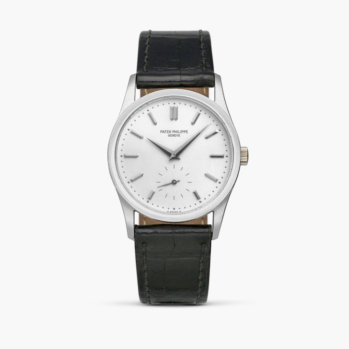 Patek Philippe Calatrava, Reference 3796 | A platinum wristwatch, Circa 1990 · 3796