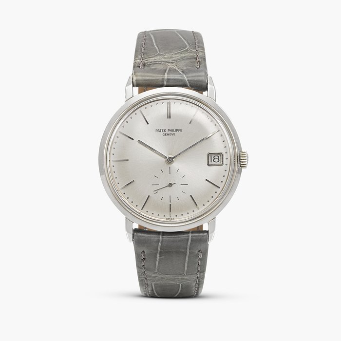 Patek Philippe Calatrava, Reference 3445 | A white gold wristwatch with date, Circa 1971