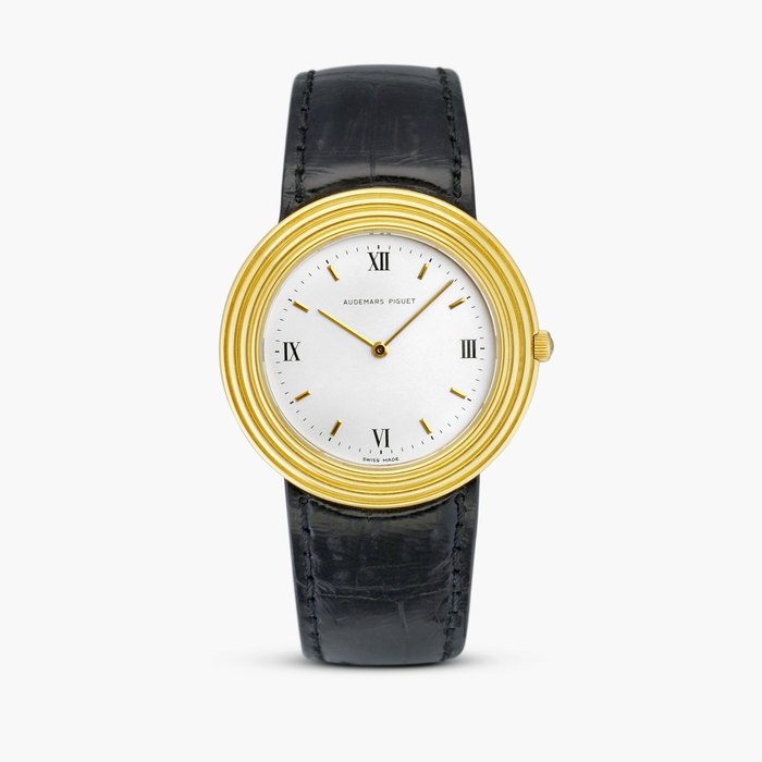 Audemars Piguet ‘Disco Volante’, Reference 14591 | A yellow gold and stainless steel wristwatch, Circa 1990 · 14591