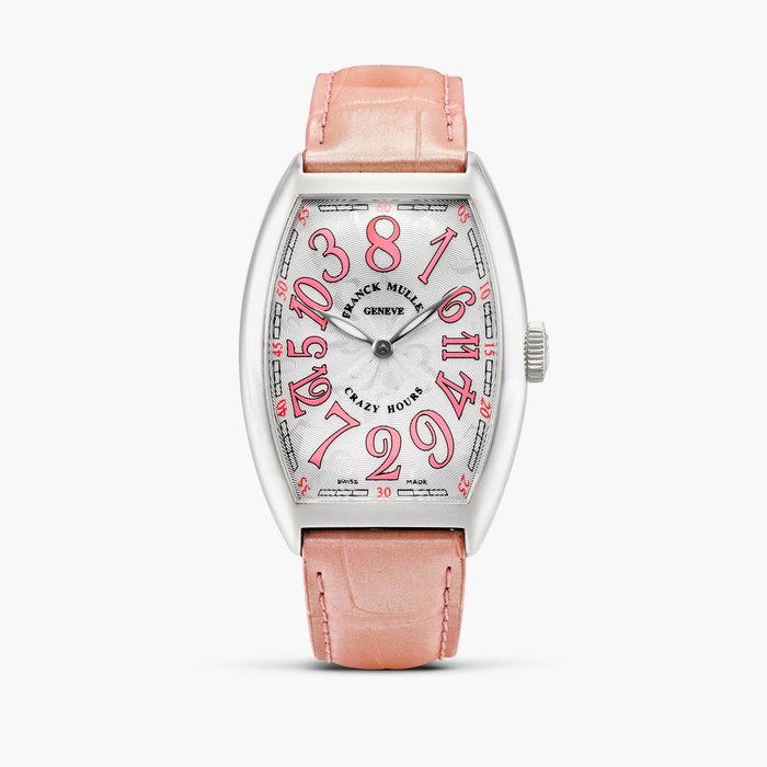 Franck Muller Cintrée Curvex Crazy Hours, Reference 5850 CH II RS | A limited edition stainless steel wristwatch with crazy hour hand, Circa 2018 · 5850