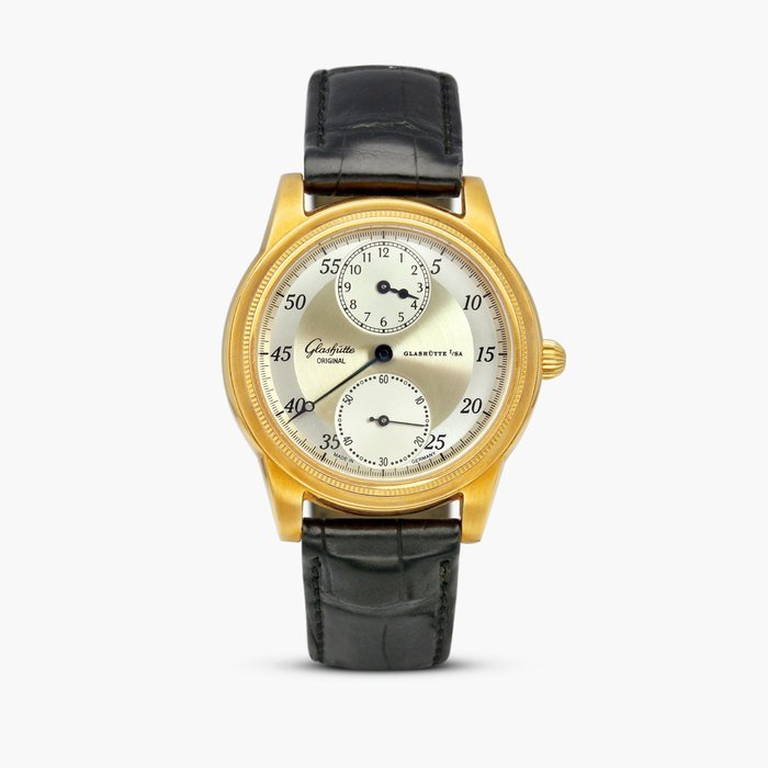 Glashütte Original Regulator Classic "1845", Reference 49-04-03-02-04 | A yellow gold wristwatch with regulator dial, Circa 1999 · 49-04-03-02-04