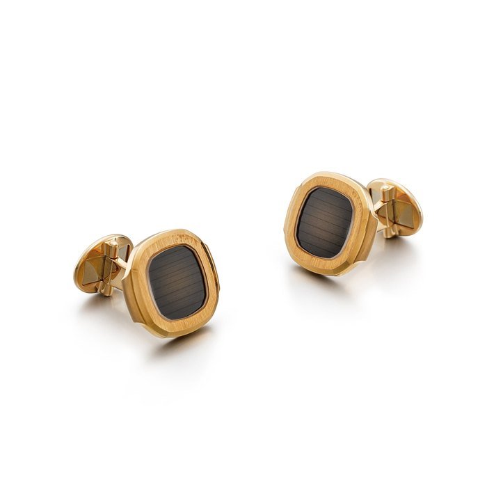 Patek Philippe Nautilus | A pair of pink gold cufflinks, Circa 2015 | 百達翡麗 | Nautilus | 一對粉紅金袖扣，約2015年製