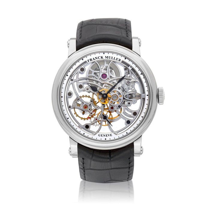 Franck Muller Reference 7042 B S6 SQT | A white gold skeletonised wristwatch, Circa 2015 | 型號7042 B S6 SQT | 白金鏤空腕錶，約2015年製 · 7042