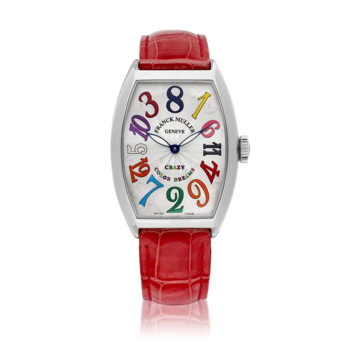 Franck Muller Crazy Hours Colour Dreams, Reference 5850 CH COL DRM | A stainless steel wristwatch with jumping hour hand, Circa 2013 | Crazy Hours Colour Dreams | 型號5850 CH COL DRM | 精鋼腕錶，備跳時針，約2013年製 · 5850