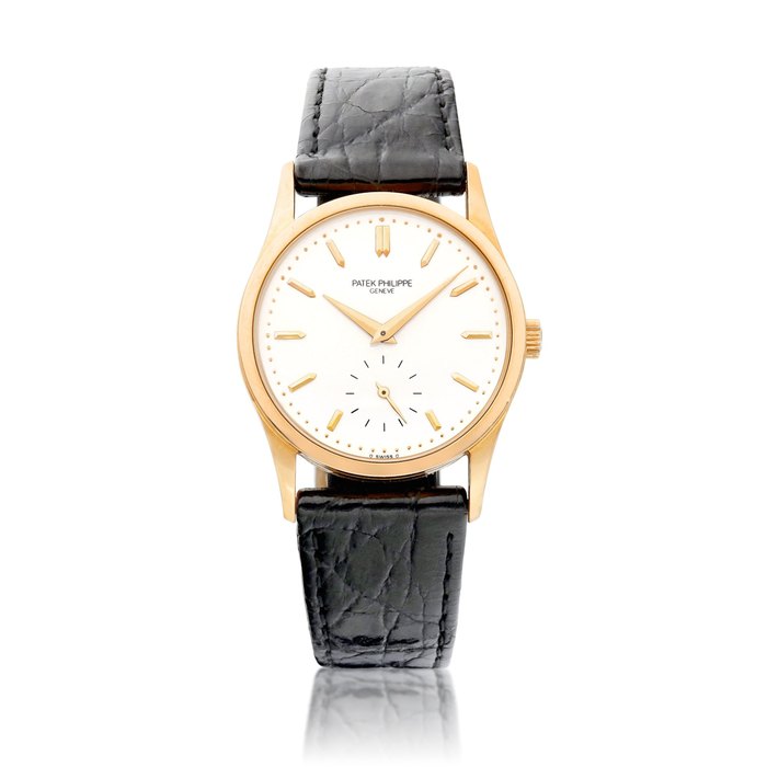 Patek Philippe Calatrava, Reference 3796 | A pink gold wristwatch, Circa 1988 | 百達翡麗 | Calatrava 型號3796 | 粉紅金腕錶，約1988年製 · 3796