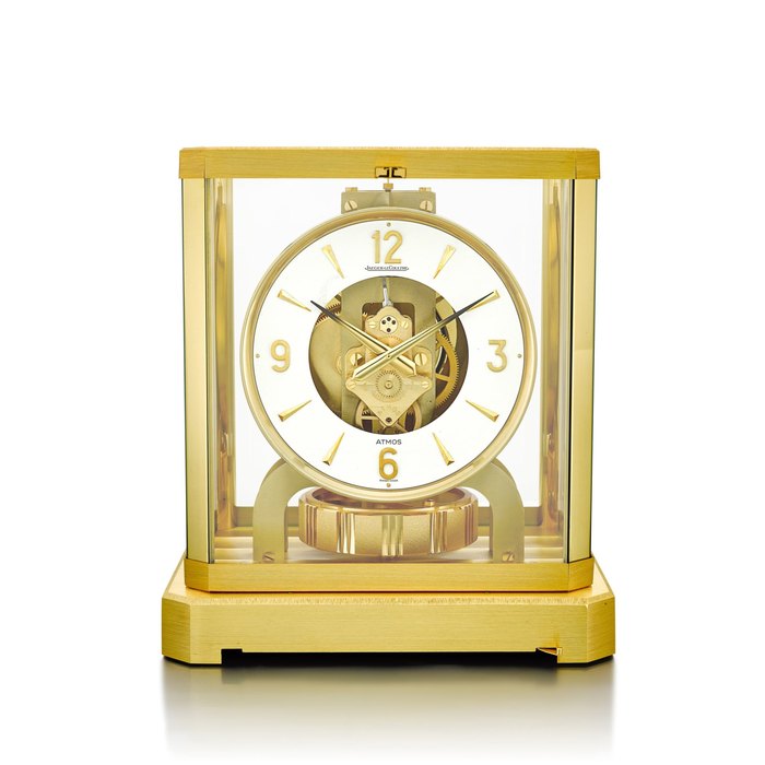 Jaeger-LeCoultre Atmos, Reference 5902 | A gilt brass atmos clock, Circa 1980 | 積家 | Atmos 型號5902 | 鍍金銅製空氣鐘，約1980年製 · 5902