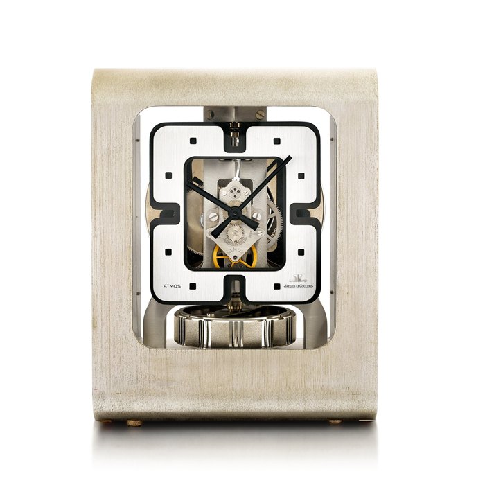 Jaeger-LeCoultre Atmos, Reference 5922 | A stainless steel atmos clock, Circa 1974 | 積家 | Atmos 型號5922 | 精鋼空氣鐘，約1974年製 · 5922