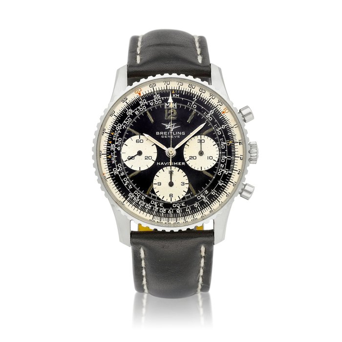Breitling Navitimer, Reference 806 | A stainless steel chronograph wristwatch, Circa 1966 | 百年靈 | Navitimer 型號806 | 精鋼計時腕錶，約1966年製 · 806