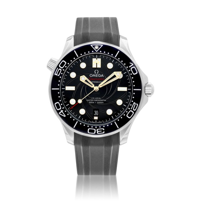 Omega Seamaster "James Bond" Diver 300m, Reference 210.22.42.20.01.004 | A limited edition stainless steel wristwatch with date, Circa 2019 | 歐米茄 | 海馬系列 “占士邦” 潛水 300 米 型號210.22.42.20.01.004 | 限量版精鋼腕錶，備日期顯示，約2019年製 · 210.22.42.20.01.004
