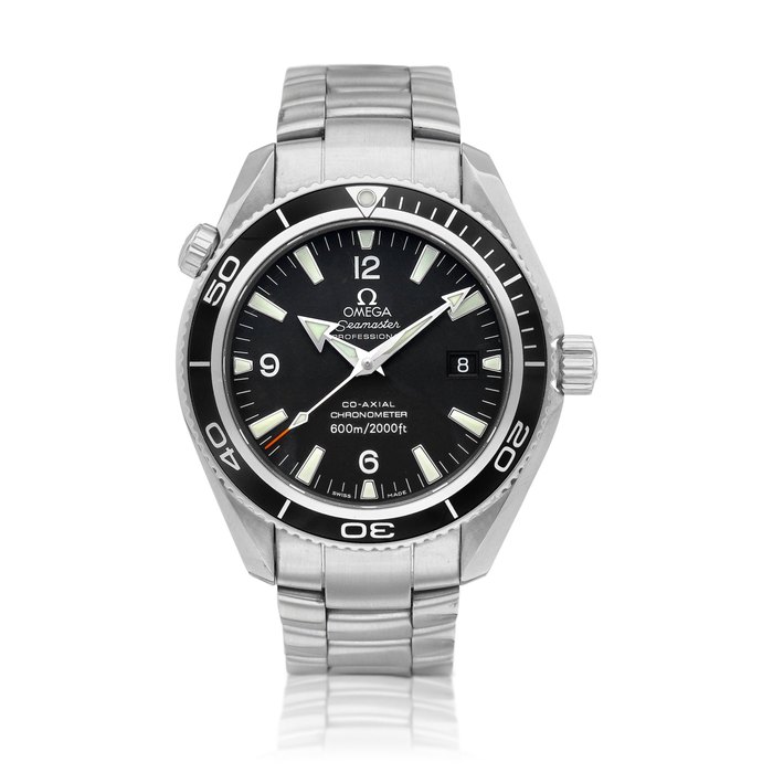 Omega Seamaster Planet Ocean, Reference 2201.50.00 | A stainless steel wristwatch with date and bracelet, Circa 2008 | 歐米茄 | 海馬系列海洋宇宙 型號2201.50.00 | 精鋼鏈帶腕錶，備日期顯示，約2008年製 · 2201.50.00