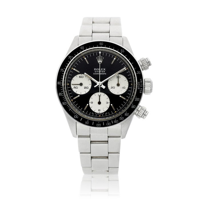 Rolex Cosmograph Daytona, Reference 6263 | A stainless steel chronograph wristwatch with "Sigma" dial and bracelet, Circa 1975 | 勞力士 | Cosmograph Daytona 型號6263 | 精鋼計時鏈帶腕錶，備"Sigma"錶盤，約1975年製 · 6263