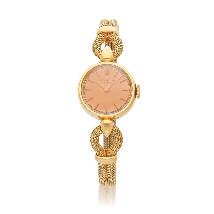 Patek Philippe Reference 1111 | A pink gold bracelet watch, Circa 1950 | 百達翡麗 | 型號1111 | 粉紅金鏈帶腕錶，約1950年製 · 1111