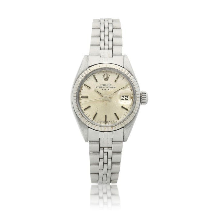 Rolex Oyster Perpetual Date, Reference 6917 | A stainless steel wristwatch with date and bracelet, Circa 1978 | 勞力士 | Oyster Perpetual Date 型號6917| 精鋼鏈帶腕錶，備日期顯示，約1978年製 · 6917