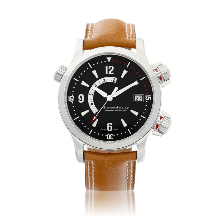 Jaeger-LeCoultre Memovox, Reference 146.8.97 | A stainless steel wristwatch with date and alarm, Circa 2000 | 積家 | Memovox 型號146.8.97 | 精鋼腕錶，備日期及鬧鈴裝置，約2000年製 · 146.8.97