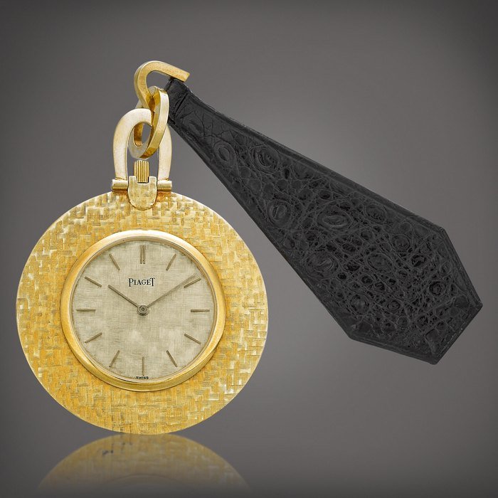 Piaget A yellow gold openface keyless watch, Circa 1960  |  伯爵  |  黃金懷錶，約1960年製