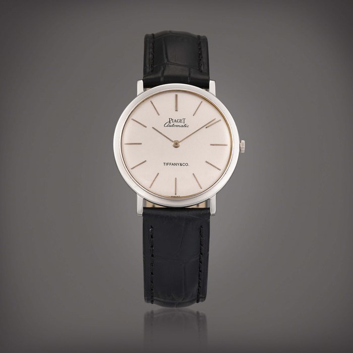 Piaget Altiplano, Reference 12603 | A white gold wristwatch, Retailed by Tiffany & Co., Circa 1970  | 伯爵  | Altiplano 型號12603 | 白金腕錶，由 Tiffany & Co. 發行，約1970年製 · 12603