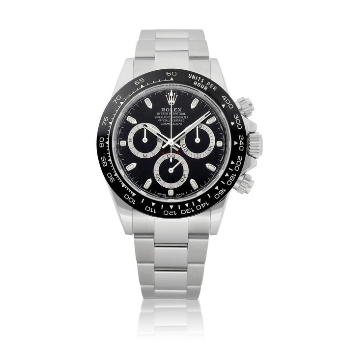 Rolex Cosmograph Daytona, Reference 116500LN |  A brand new stainless steel chronograph wristwatch with bracelet, Circa 2021 | 勞力士 | Cosmograph Daytona 型號116500LN | 全新精鋼計時鏈帶腕錶，約2021年製 · 116500LN