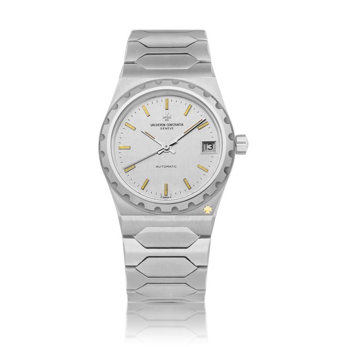 Vacheron Constantin 222, Reference 46003 | A stainless steel ultra-thin bracelet watch with date, Circa 1980 | 江詩丹頓 | 222 型號46003 | 精鋼超薄鏈帶腕錶，備日期顯示，約1980年製 · 46003