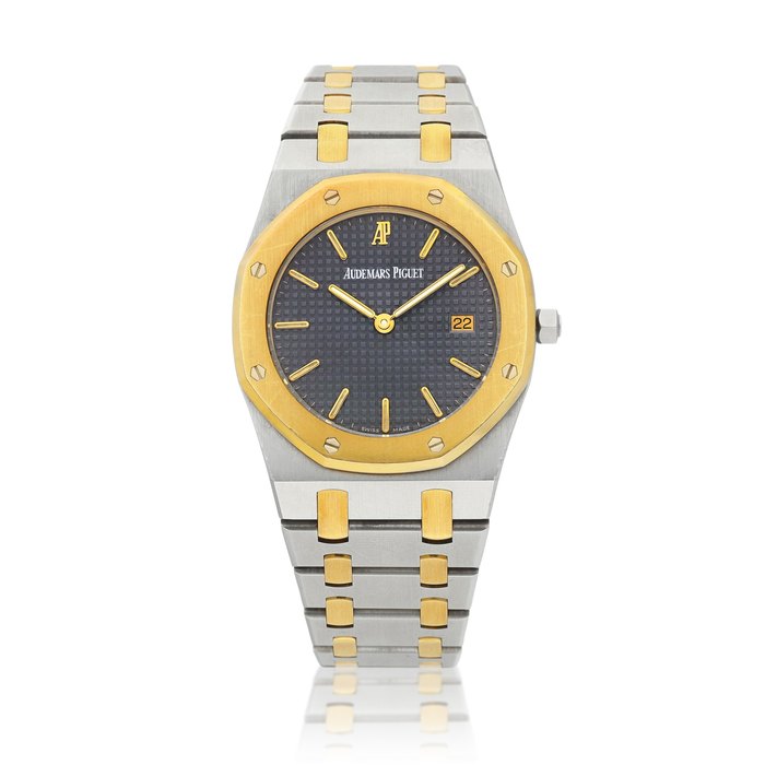 Audemars Piguet Royal Oak, Reference 56175SA.O.0789SA.01 | A yellow gold and stainless steel bracelet watch with date, Circa 1986 | 愛彼 | 皇家橡樹系列 型號56175SA.O.0789SA.01  | 黃金及精鋼鏈帶腕錶，備日期顯示，約1986年製 · 56175SA.O.0789SA.01