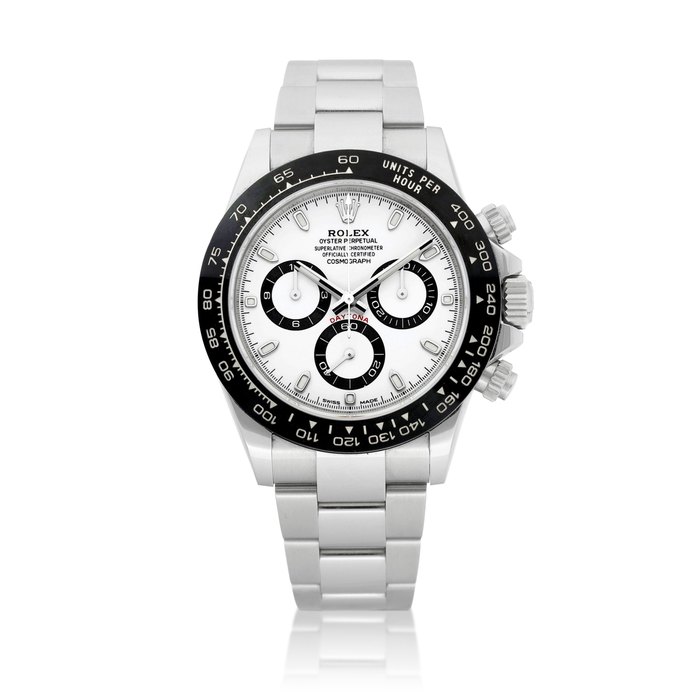 Rolex Cosmograph Daytona, Reference 116500LN | A stainless steel chronograph wristwatch with bracelet, Circa 2017 | 勞力士 | Cosmograph Daytona 型號116500LN | 精鋼計時鏈帶腕錶，約2017年製 · 116500LN