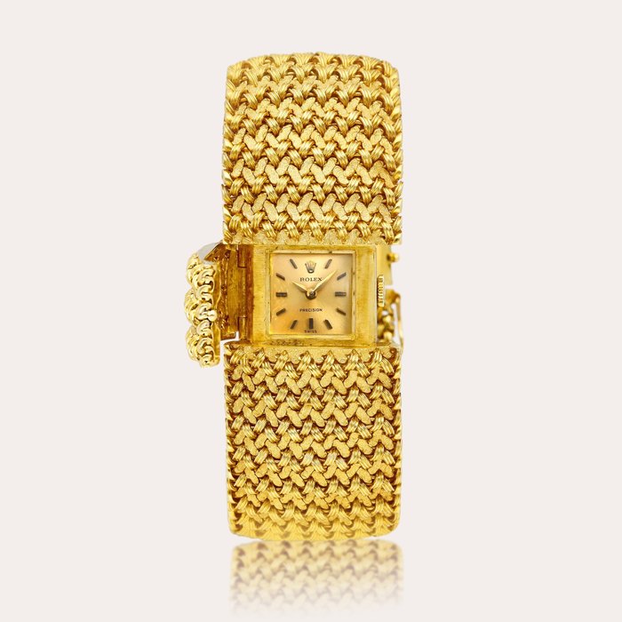 Rolex Reference 2382 | A yellow gold bracelet watch with concealed dial, Circa 1960 · 2382