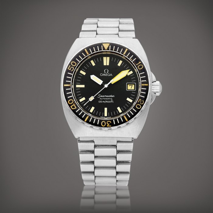 Omega Seamaster, Reference 166.0250 | A stainless steel wristwatch with date and bracelet, Made in 1982 | 歐米茄 | 海馬系列 型號166.0250 | 精鋼鏈帶腕錶，備日期顯示，1982年製 · 166.0250
