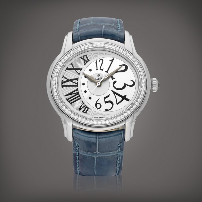 Audemars Piguet Millenary | A stainless steel and diamond-set wristwatch, Circa 2016 | 愛彼 | 千禧系列 | 精鋼鑲鑽石腕錶，約2016年製