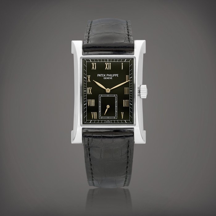 Patek Philippe Pagoda, Reference 5500 | A limited edition platinum wristwatch, Made to commemorate the opening of Patek Philippe's watchmaking centre in Geneva, Made in 1997 |  百達翡麗 | Pagoda 型號5500 | 限量版鉑金腕錶，為慶祝百達翡麗日內瓦製錶中心開幕而製，1997年製 · 5500